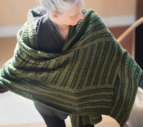Berroco Chrysocolla Shawl Wrap Knitting Pattern