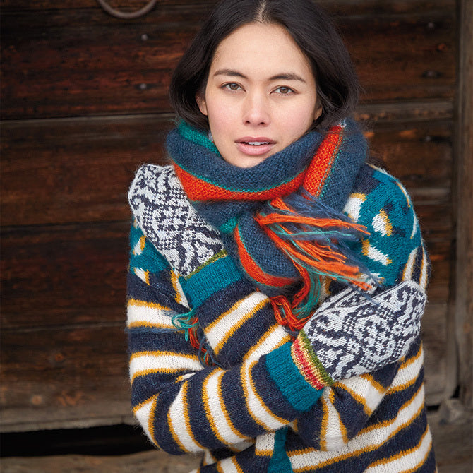 Rowan Aune Mittens Knitting Pattern
