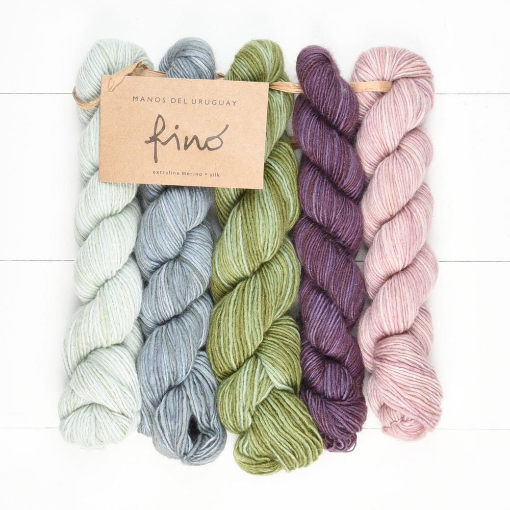 Manos del Uruguay Fino Mini Skein Set Yarn - Merino Wool 4 Ply