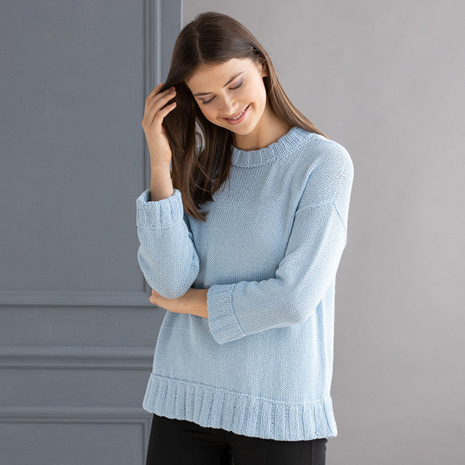String Heather Pullover Jumper Knitting Pattern