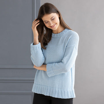 String Heather Pullover Jumper Knitting Pattern