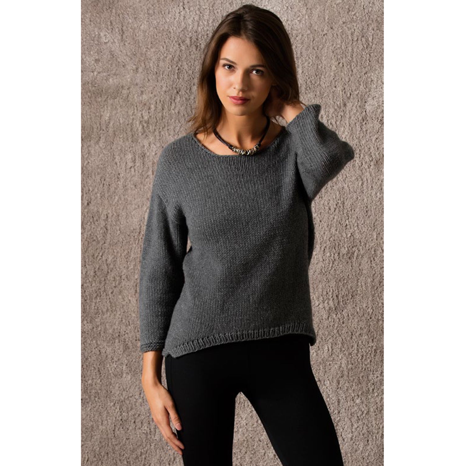 String Fifth Avenue Pullover Jumper Knitting Pattern