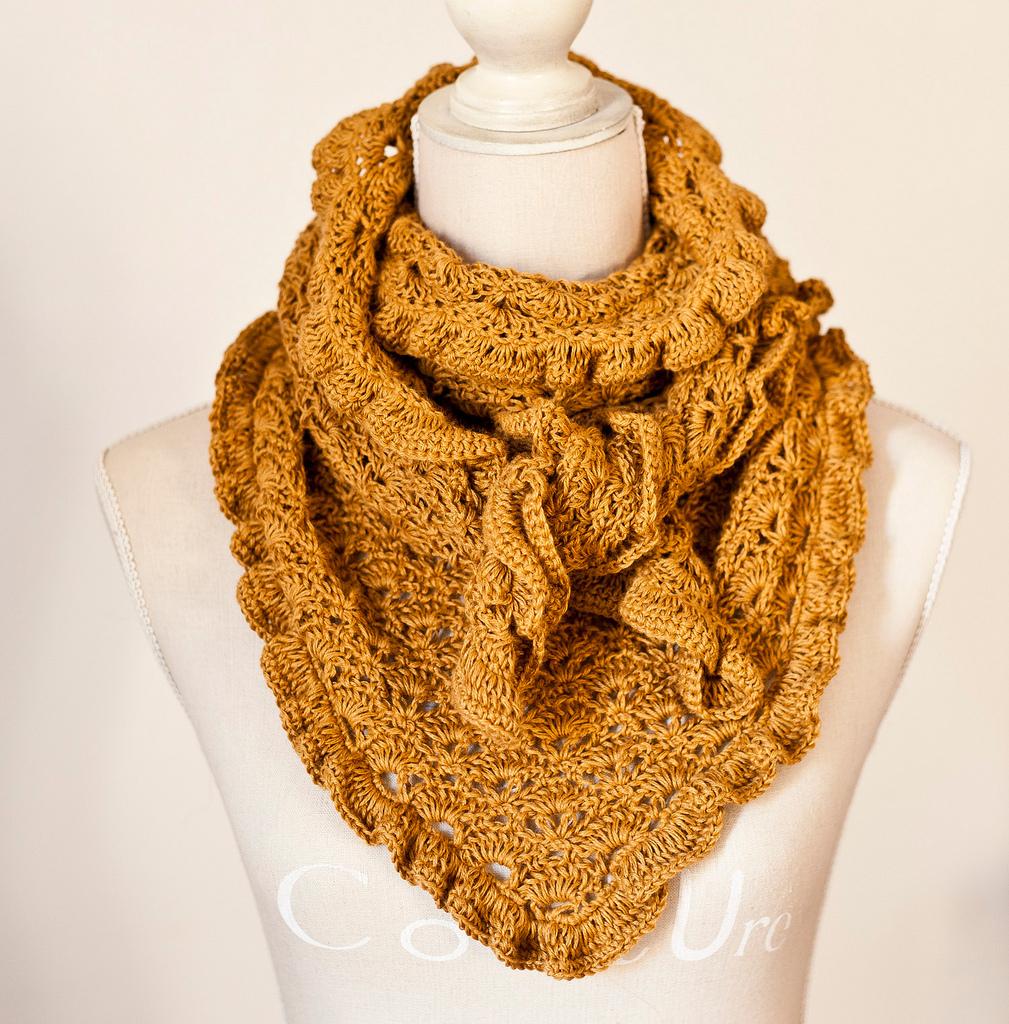 Ruffle Shawl
