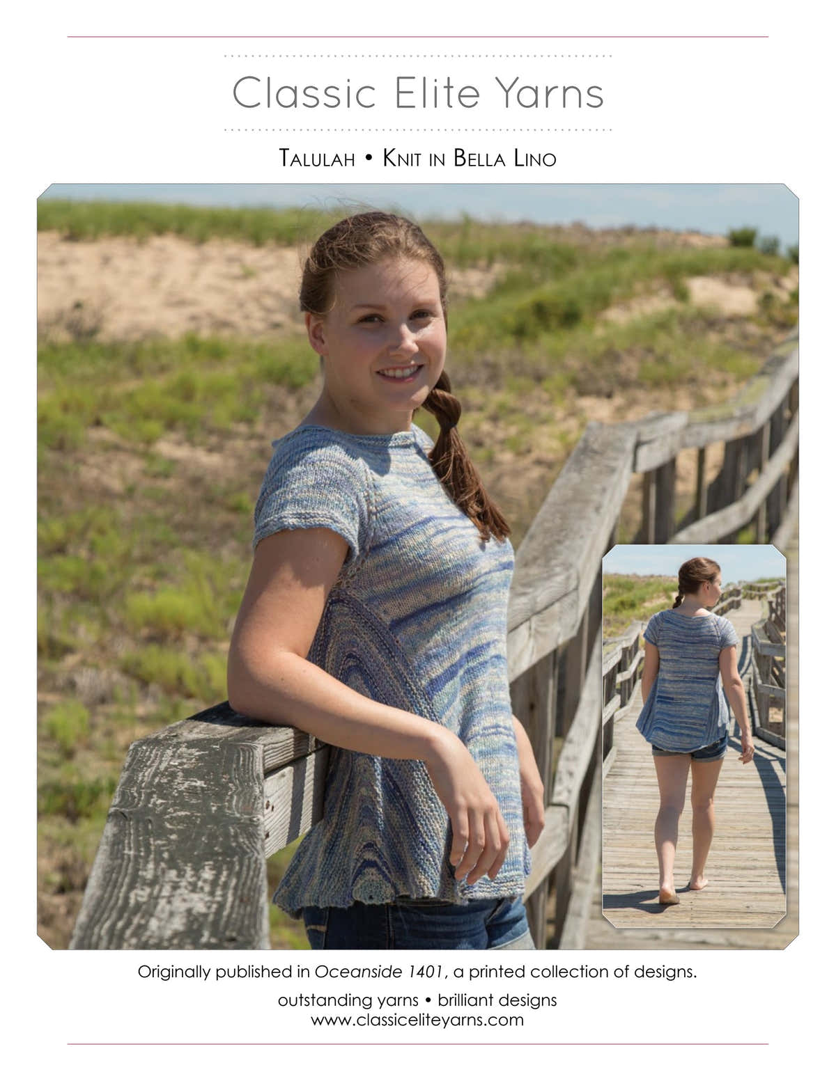 Classic Elite Yarns Talulah Jumper Knitting Pattern