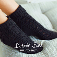 Debbie Bliss Cable & Lace Socks Knitting Pattern