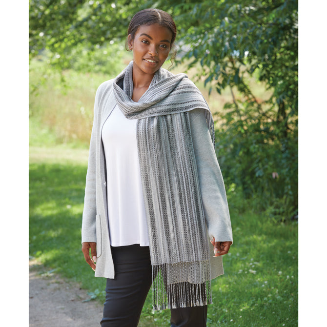 Valley Yarns #191 Shadow Scarf