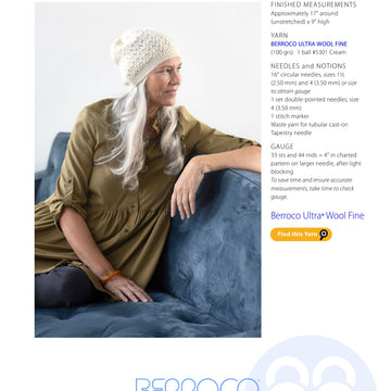 Berroco Napua Hat Knitting Pattern