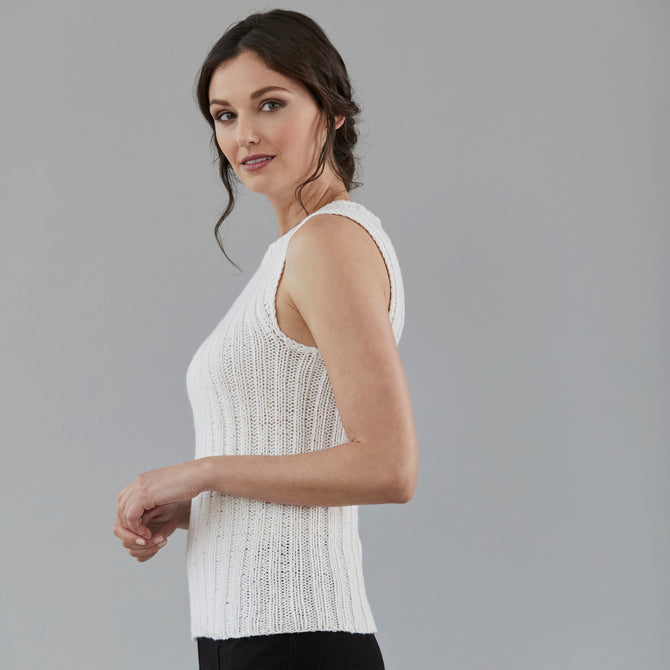 Stacy Charles Fine Yarns Clarice Vest Knitting Pattern
