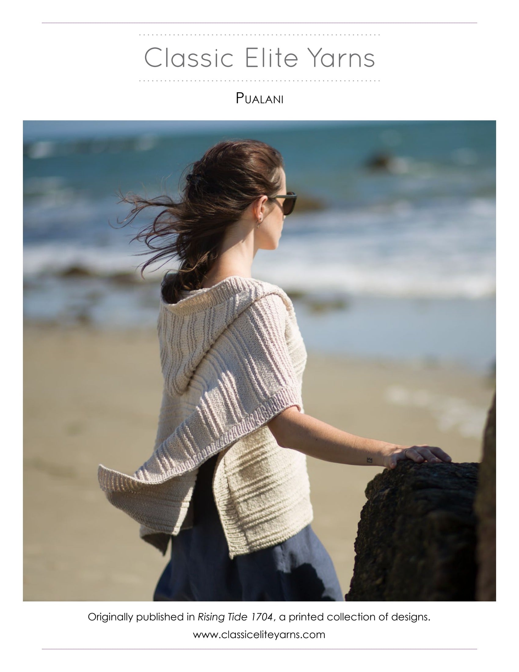 Classic Elite Yarns Pualani Cape Knitting Pattern