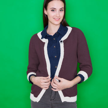 Paintbox Yarns Swing Cardigan Knitting Pattern