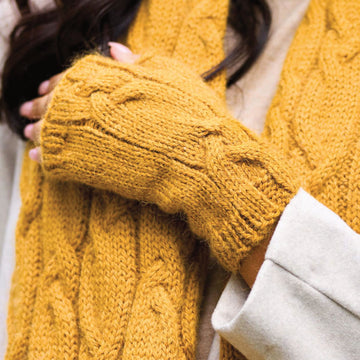 Irene Knitted Cable Accessory Set Pattern