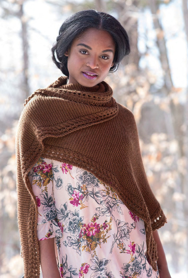 Nella Shawl Wrap Knitting Pattern