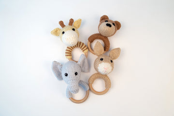 Deramores Animal Baby Rattles PDF