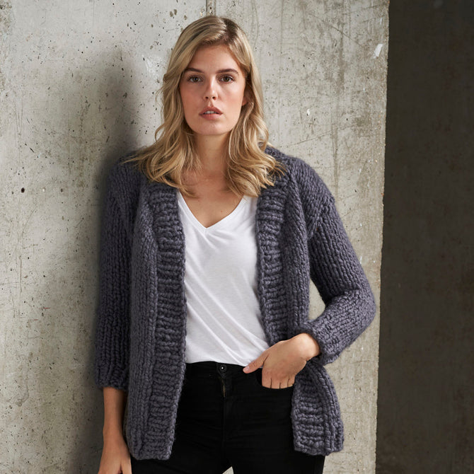 Rowan Chunky Twist Pattern Book Cardigan Knitting Pattern