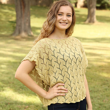 Plymouth Yarn Serape Cape Knitting Pattern