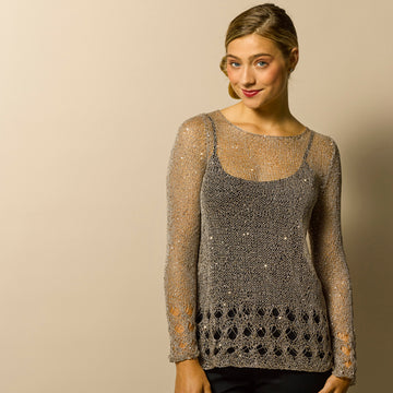 Stacy Charles Fine Yarns Barrow Tee Jumper Knitting Pattern