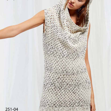 Lang Long Pullover with Hood Jumper Knitting Pattern