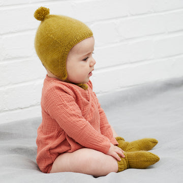 Debbie Bliss Lyra Bonnet & Socks Knitting Pattern