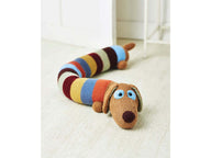 Deramores Sausage Dog Draught Excluder Knitting Pattern