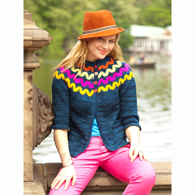 Malabrigo Pinebank Cardigan Knitting Pattern