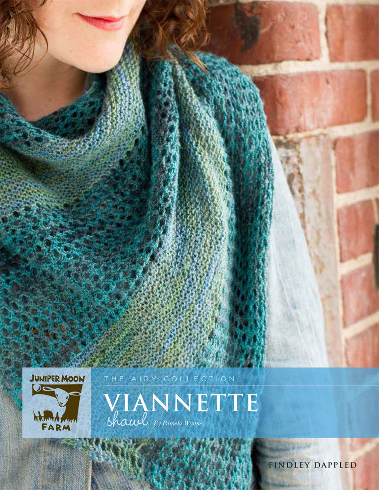 Viannette Shawl Wrap Knitting Pattern
