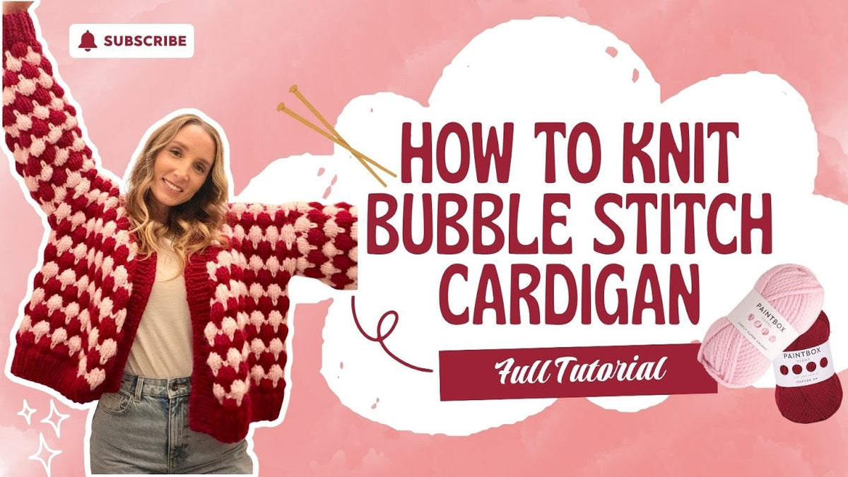 Watch: How to Knit the Bubble Stitch Cardigan